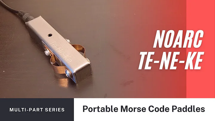 Te-Ne-Ke Portable Morse Code Paddle by Boyd Mason NE8KE
