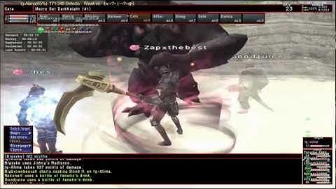FFXI (Voidwatch Jeuno T6) Omniscient vs Ig-Alima (Outdated Video plz watch new)