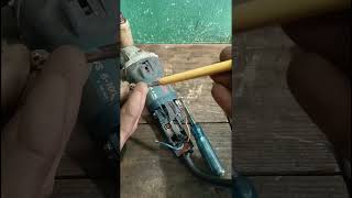 Bosch 6-100Angle Grinder switch repair,hand ग्राइंडर रिपेयर
