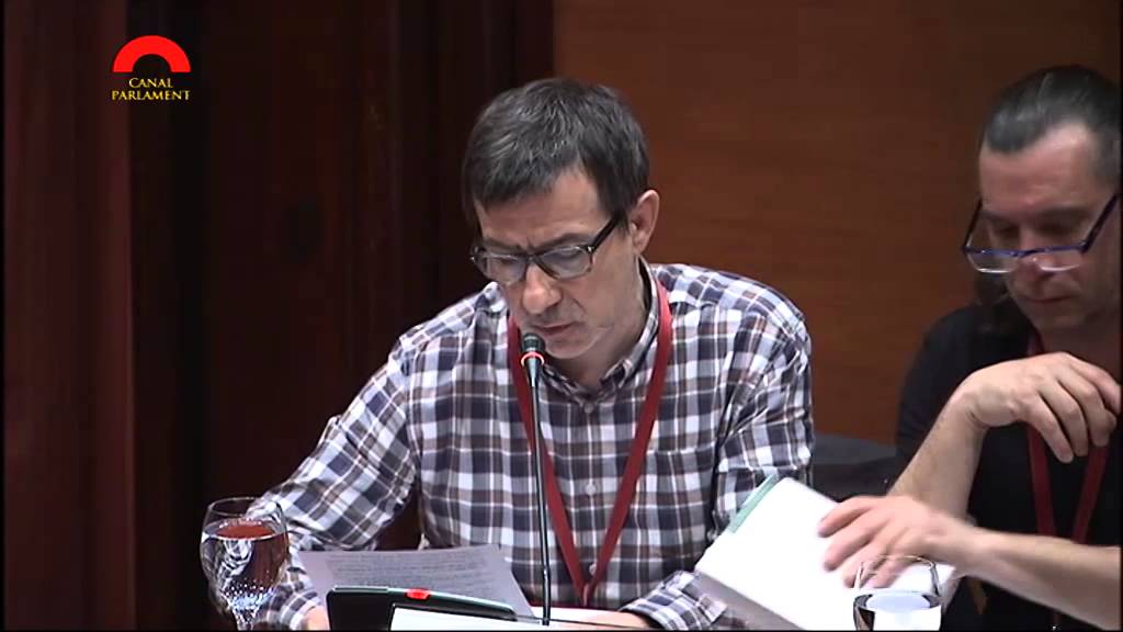 Jordi Boixaderas en el Parlament de Catalunya (26/03/2015)