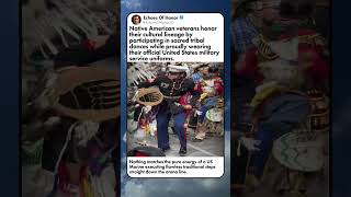 US MARINE VETERAN PERFORMS TRADITIONAL POWWOW DANCE