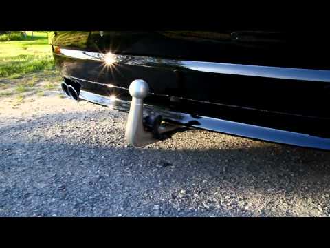 Electric Folding Tow Hitch on BMW 5 series