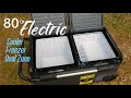 Electric Cooler 80qt Dual Zone Cooler Freezer Review Test NewAir