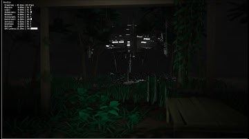 UFO scene test in blender game engine +upbge