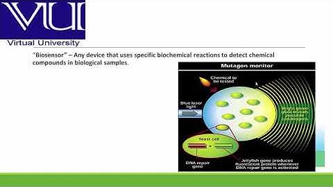 Introduction to biosensors Lecture 1