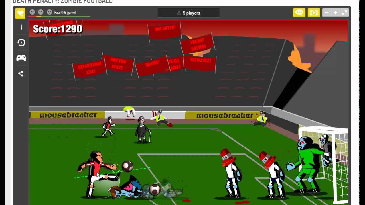 Death Penalty Zombie Football How to score 2 Billion Points Points