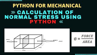 Famous Calculation of Normal stress using Python Wealth