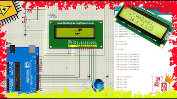 LCD 16x2 PROTEUS Y ARDUINO " CARACTERES PERSONALIZADOS "🥕🥕🥕