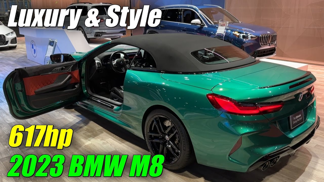 BMW M8 Competition in a powerful grand touring stance