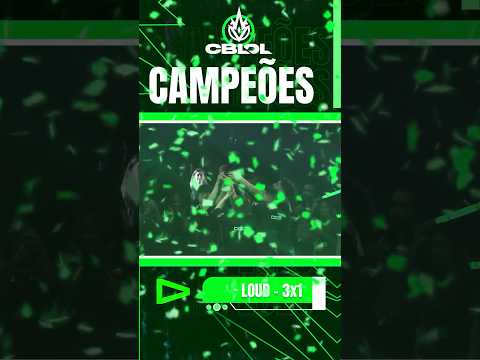 A LOUD É A PRIMEIRA TRICAMPEÃ SEGUIDA DO CBLOL um 3x1 SECO contra a paiN gaming #like #cblol
