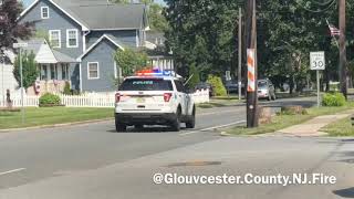 West Deptford PD Car 406 Responding