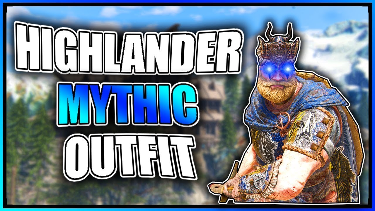 For Honor - Highlander Mythic Outfit - Highlander 4v4 Gameplay