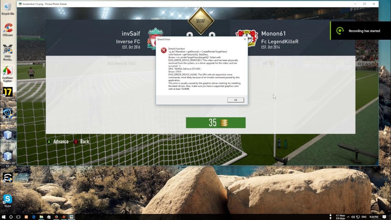 Directx error fifa. Directx error ea fc 24.