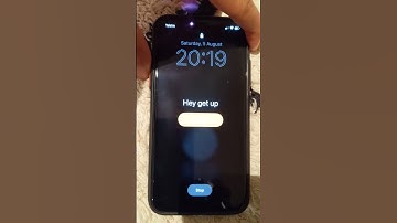 how to snooze iPhone alarm (with volume +/- buttons)