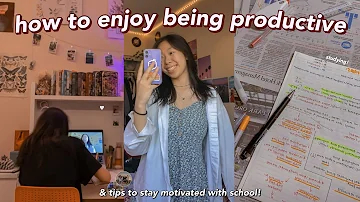 how to enjoy being productive & stay motivated! fun study day in my life 2022:a productive day vlog!