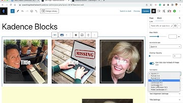 How to Make Three Columns of Images Have the Same Size in the Kadence Theme