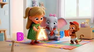 Learning Letter A | ABC Alphabet Song for Kids | Candy & Friends Nursery Rhymesd screenshot 2