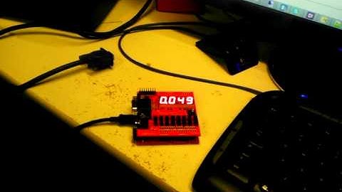 Papilio SOC - Building custom system for LogicStart MegaWing - Part 1b - 7 Segment Display