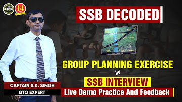 Group/Military Planning Exercise  - Live Demo Practice Test & Feedback | SSB Interview |MKC