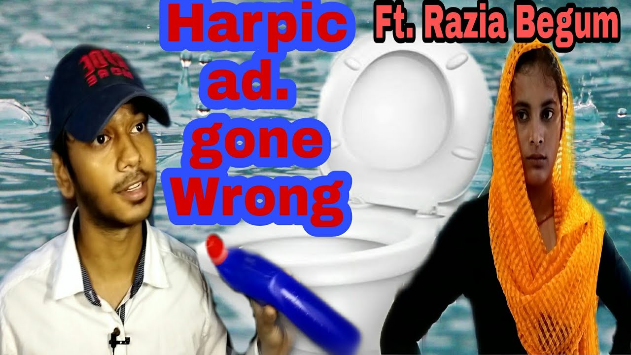 Harpic ad. Gone Wrong | ft. Razia Begum | Vicky Malhotra Vines