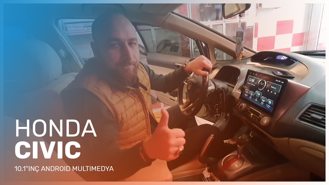 2008 Honda Civic FD6 // 10.1"inç Android Multimedya