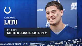 May 10, 2024 | Laiatu Latu Media Availability by Indianapolis Colts 10,816 views 4 days ago 4 minutes, 34 seconds