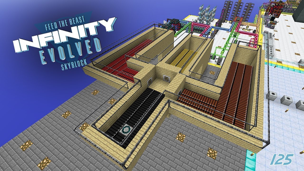 Mob-Sortieranlage 🎓 FTB Infinity Evolved Skyblock #125 - YouTube