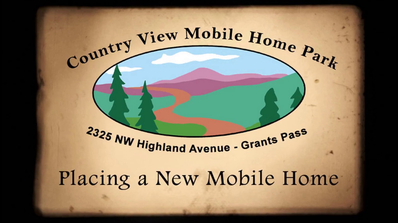 Placing a Mobile Home at Country View Mobile Home Park YouTube