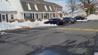 Sunny Weather After Snow North Edison New Jersey