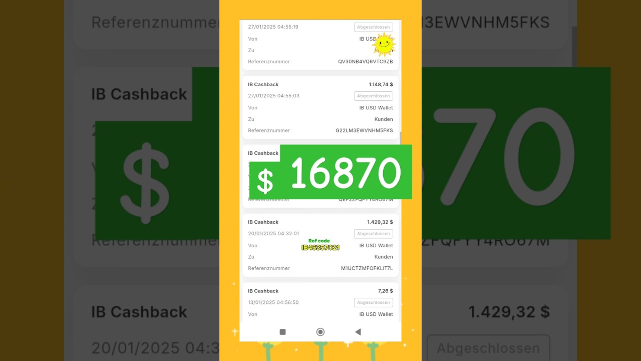 Über 16.870 USD ausgezahlt! Automatischer IB-Cashback mit IB46357021 bei Tickmill!