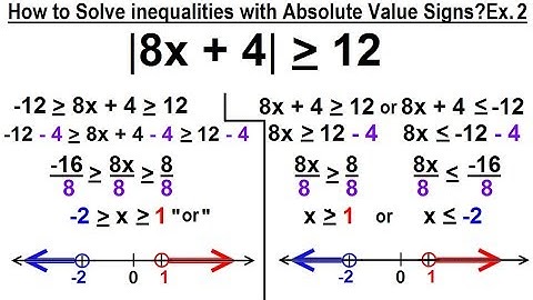 Algebra - Ch. 3: Formula, Inequalities, Absolute Value (31 of 33) Inequal. w/ Abs. Values Ex 2