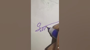 Name signature (Simon). #handwriting. #Name_signature. #Short. With cursive + calligraphy.