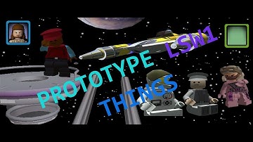 LEGO Star Wars The Video Game: All prototype stuff discovered