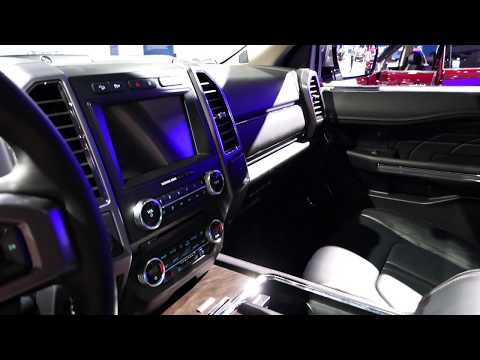 New 2018 Ford Expedition SUV - Interior Tour - 2017 LA Auto Show, Los Angeles CA