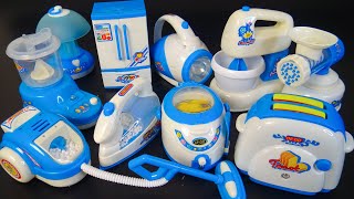 Satisfying with Blue & White Home Appliance! Iron,Fridge,Toaser,Vacuum,Rice Cooker,Dough Mixer #ASMR