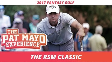 2017 Fantasy Golf Picks - RSM Classic DraftKings Picks, Sleepers and Preview