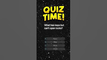 What Has Keys But Can’t Open Locks? 🧩 #thinksharp #quiz #logicpuzzle