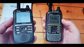 Icom ID 52 compared to Icom 51/31 and  Yaesu FT3