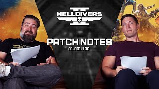 Thumbnail for Helldivers 2 Patch Notes - Patch 01.001.100