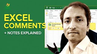MS Excel Insert Notes and Comments