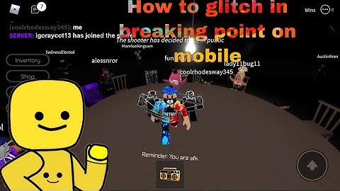 How to glitch on table in breaking point on mobile
