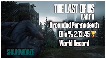 World Record - The Last Of Us Part II, Grounded Permadeath Speedrun Ellie% (2:13:45 IGT)