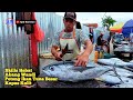 Skills Hebat Abang Wandi Potong Ikan Tuna Besar Kupas Kulit