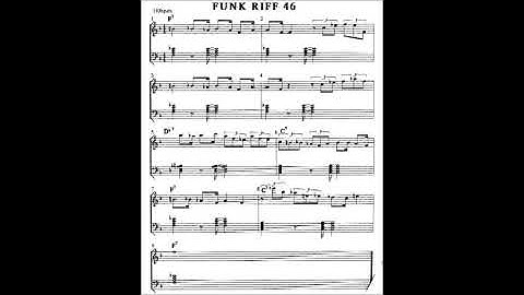Andrew D. Gordon - riff 46 - blues funk - tutorial lesson keyboard piano