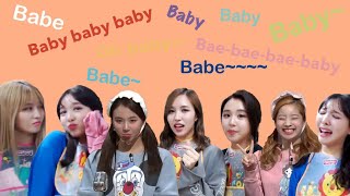Compilation of ‘Baby’ in TWICE’s song 👶🏻