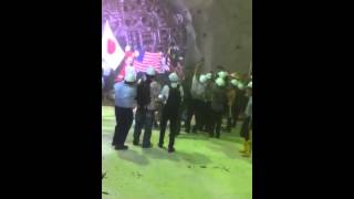 TBM-3 breakthrough ceremony