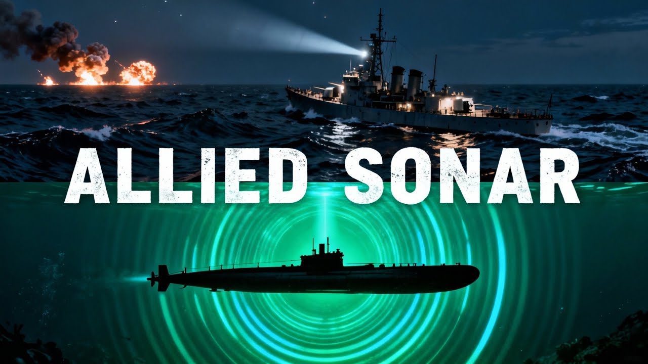 U-Boat Crews Thought They Were Invisible — Allied Sonar Proved the Ocean Could See Them