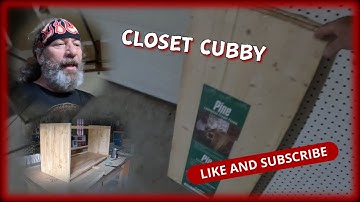 Building a Closet Cubby