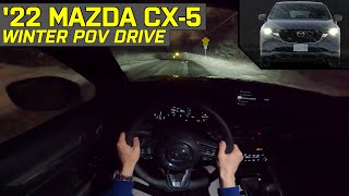 LED HEADLIGHTS TEST! - 2022 Mazda CX-5 2.5 Turbo Signature - POV Test Drive