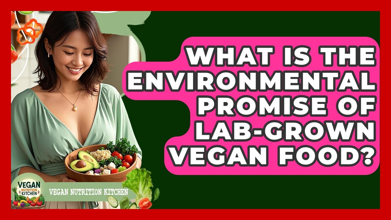 What Is The Environmental Promise Of Lab-grown Vegan Food? - Vegan Nutrition Kitchen